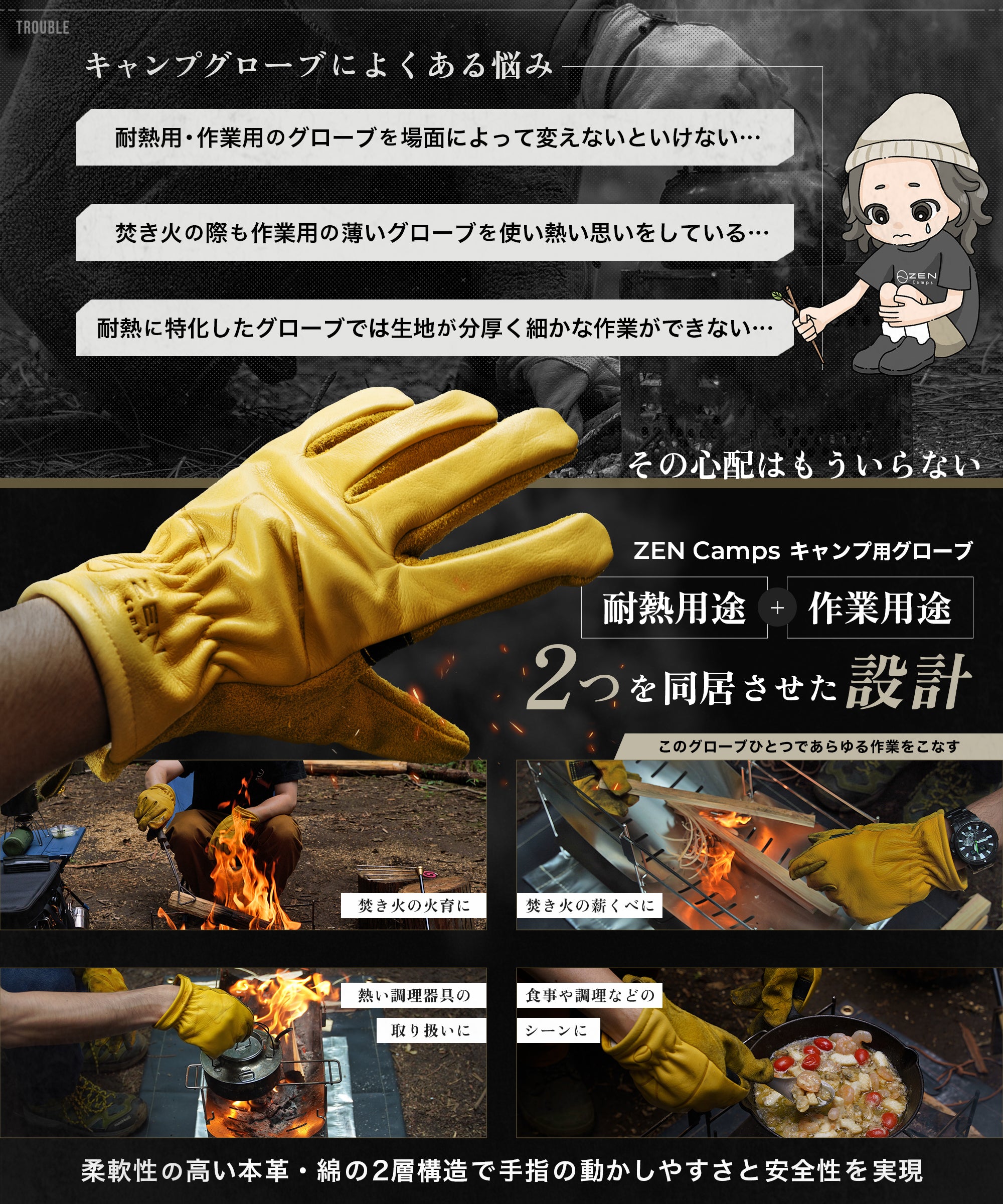 キャンプ用グローブ – ZEN Camps