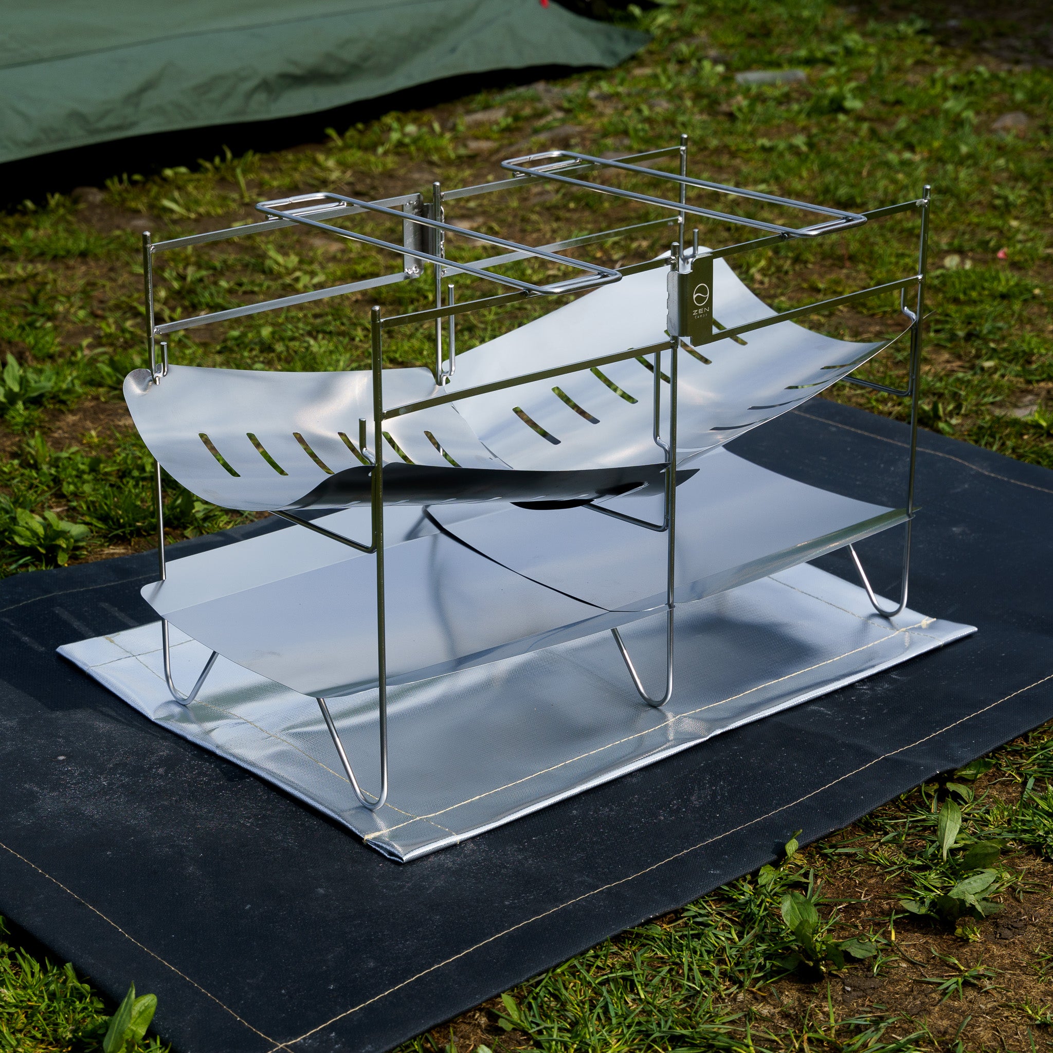 ZEN CAMPS 焚き火台 セット ZENCamps】焚き火台NTFireStandを徹底レビュー！箱型フレームで